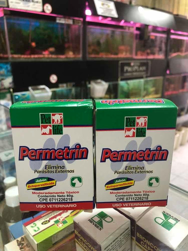 Jabón Permetrin Sarnicida Anti Pulgas Garrapatas Para