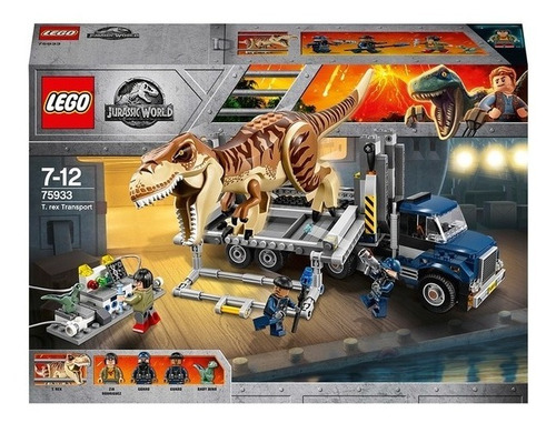 Lego Jurassic World  Transporte Del T Rex 609pz (90vd)