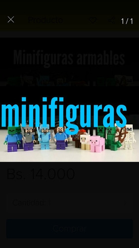 Minifiguras Armables Como Minecraf