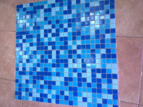 Oferta Mosaico Piscinas Y Baños Azul Mixto, En Malla Y