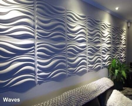 Paneles De Yeso 3d Decorativos Paredes 3d Drywall 50x50