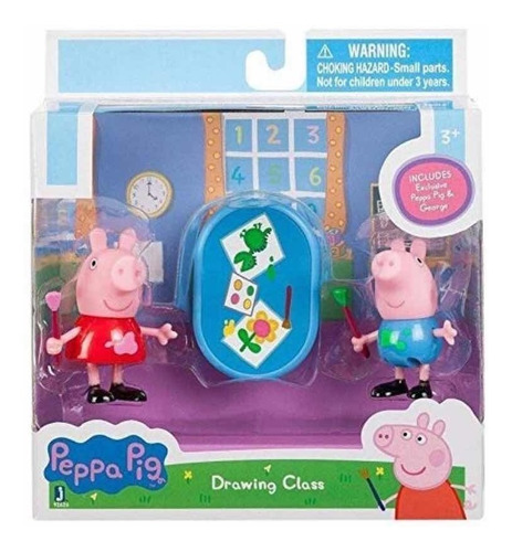 Set Peppa Pig- Peppa Pig Y George (clases De Dibujo)