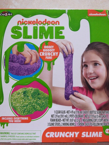 Slime Crunchy Glintter Neon Nickelodeon Craz-art Para