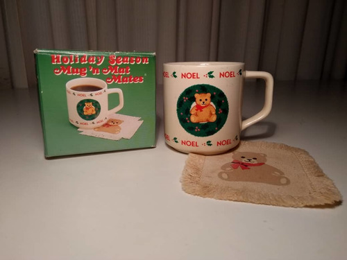 Taza Y Portavaso De Navidad