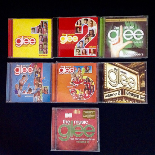 7 Cds Con La Música De La Serie Glee