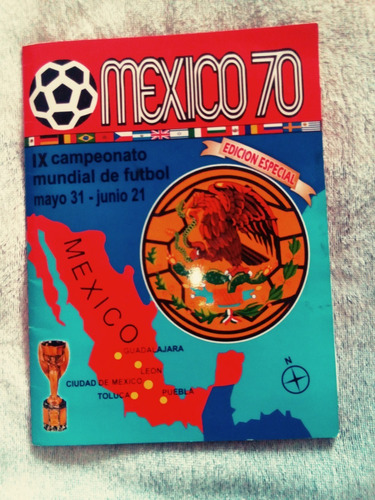 Album Mundial De Fútbol Mexico 70