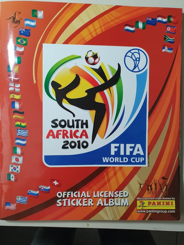 Album Oficial Copa Mundial De Fútbol Sudáfrica .