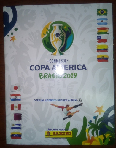 Album Panini Copa America Brasil  Incompleto