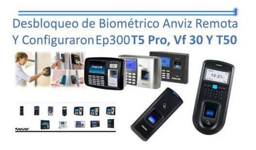 Aplicación Para Desbloqueo De Biométricos Anviz Y Zkteco