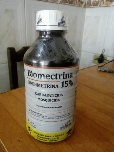 Biomectrina Cipermetrina Al 15%, Garrapaticida, Mosquicida