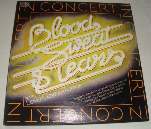 Blood, Sweat And Tears - In Concert - Lp Vinil