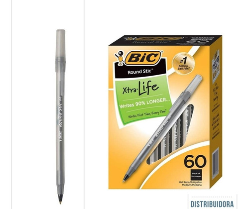 Bolígrafos Bic Tinta Negra (40 Unidades)