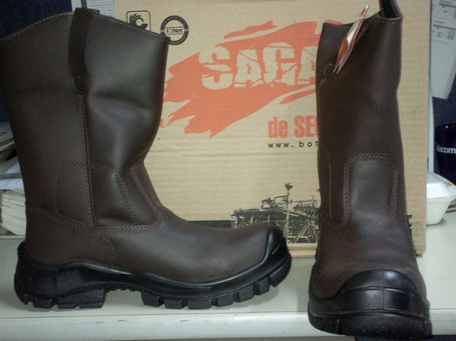 Botas De Seguridad Soldador Caña Alta Marca Saga 