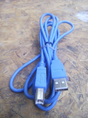Cable Usb Azul,para Pc, 2 Mts.