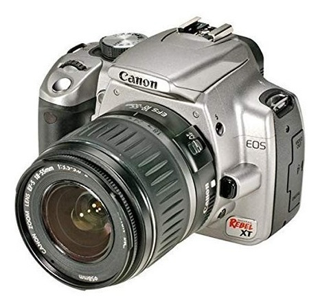 Camara Canon Eos Digital Rebel Xt Silver Con Accesorios