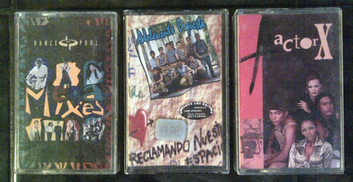 Cassettes - Megamix - Adolescente - Factor X 3x1 - Original