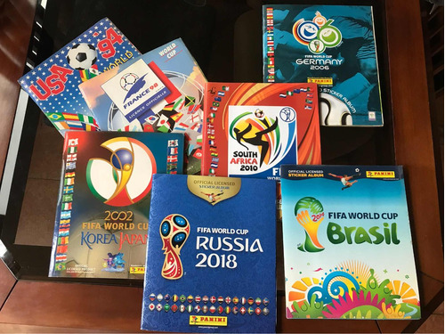 Colección Albun Panini Mundiales Fútbol 