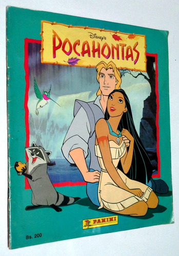 Coleccionable Álbum De Barajitas Pocahontas Panini Años 90