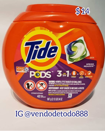 Detergentes Tide/gain Al Mejor Precio