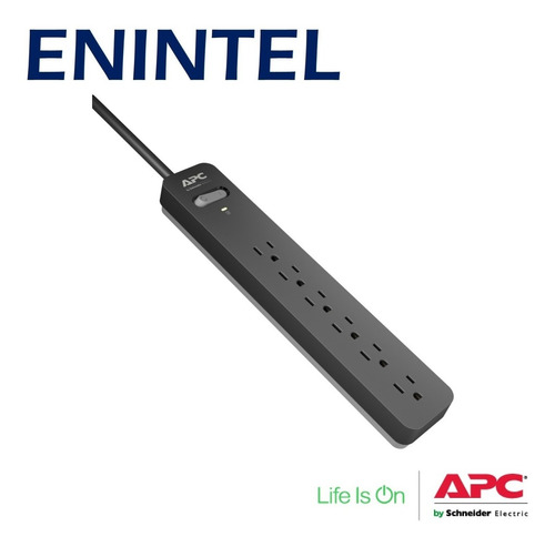 Enintel- Regleta Apc Pe63 Protector Voltaje Supresor Picos