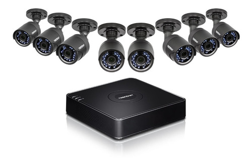 Kit 8 Camaras p Dvr 8 Canales Sistema Seguridad Hd Cctv