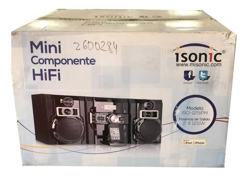 Mini Componente Isonic Modelo Iso-125iph