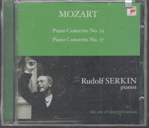 Mozart. Piano Concerto N°23 Y 27.cd Original Usado. P71.