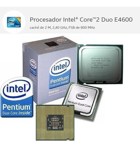 Procesador Intel® Core2 Duo E4600. Socket 775. 2,40 Ghz