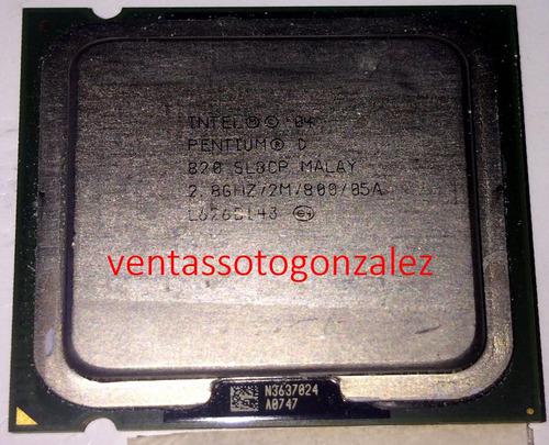 Procesador Pentium D 820 2.8ghz Bus 800 Socket 775