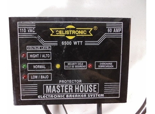 Protector Eléctrico Master House 110 Volt / 60 Amp