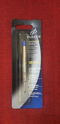 Repuesto Bolígrafo Parker Negro Y Azul