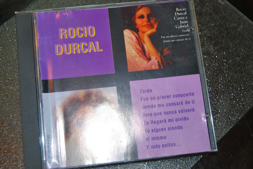 Rocio Durcal Cd Canta A Juan Gabriel Vol 5 Original 3verdes