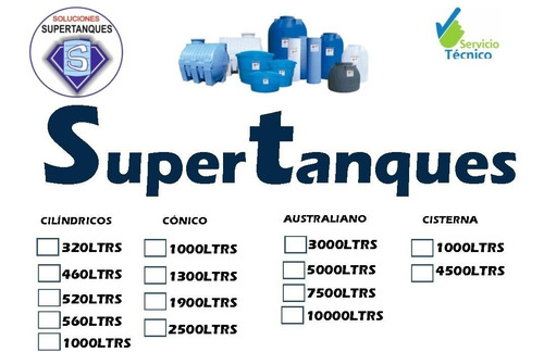 Tanque Agua Cilíndrico Apartamentos 320ltrs Litros 75usa