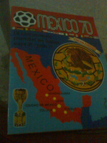 Álbum Mundial De Fútbol México 70