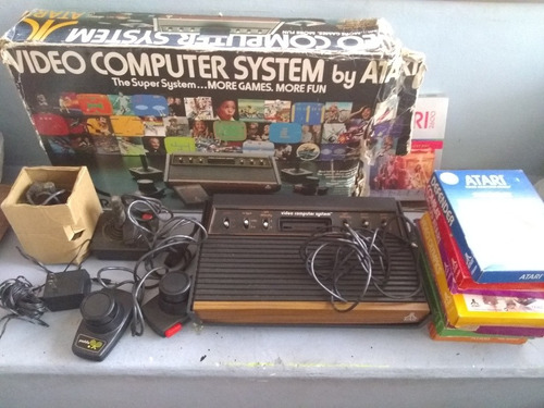 Atari  Con Cuatro Controles Mas Juegos