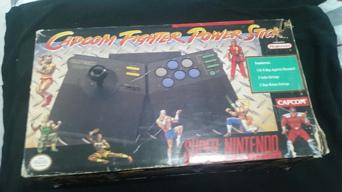 Capcom Street Fighter Power Stick Para Super Nintendo