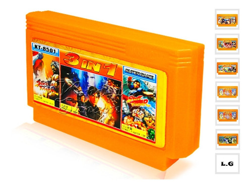 Cassette De Nintendo Asiático 3 Super Juegos En 1 Diversion