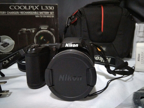 Cámara Nikon Coolpix L330 + Estuche Y Accesorios 120 V3rd3s