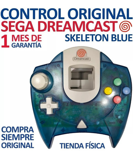 Control Original Sega Dreamcast Color Azul (25v)