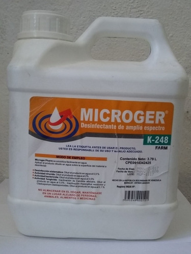 Desinfectante Bactericida Microger