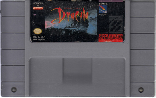 Dracula Video Juego Super Nintendo Original Usado Qq. A8.