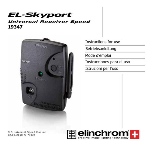 Elinchrom El Skyport Universal Speed Receiver #