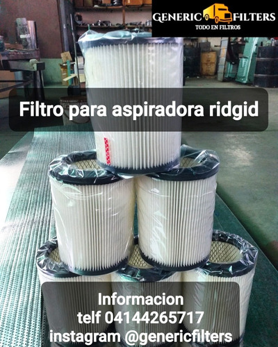 Filtro De Aspiradora Ridgid