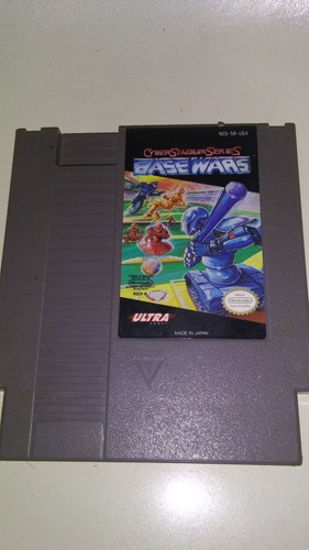 Juego Original. Base Wars Nintendo Nes Americano. 5v