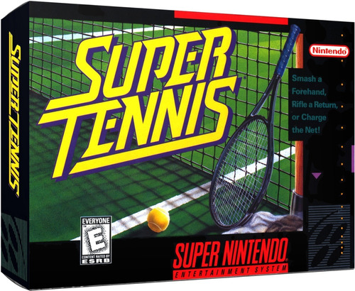 Juego Original Super Tennis Para Consola Super Nes (10v)