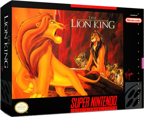 Juego Original The Lion King Para Consola Super Nes (20v)