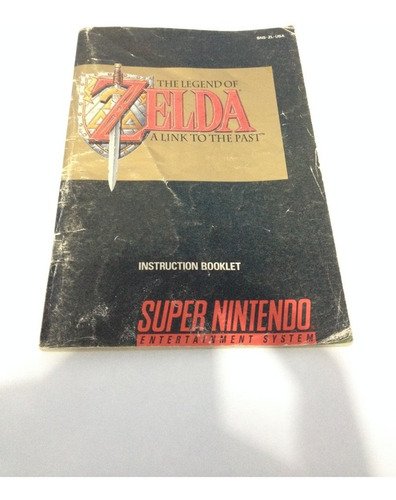 Manual De Zelda: A Link To The Past Para Super Nintendo