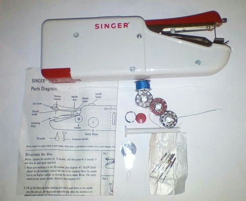 Maquina De Coser De Mano Singer Para Ruedos Y Otros Costuras