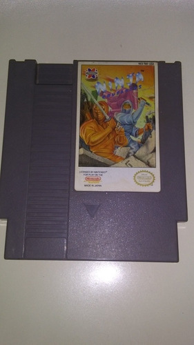 Ninja Crusaders Juego Nintendo Nes Americano Original. 20v