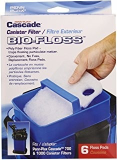 Penn Plax Bio Floss Cascade Canister , X 6